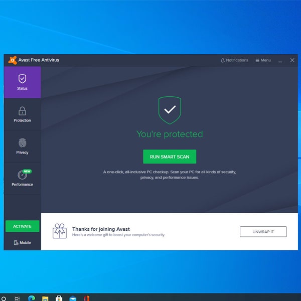 Installing Antivirus Software Avast Antivirus